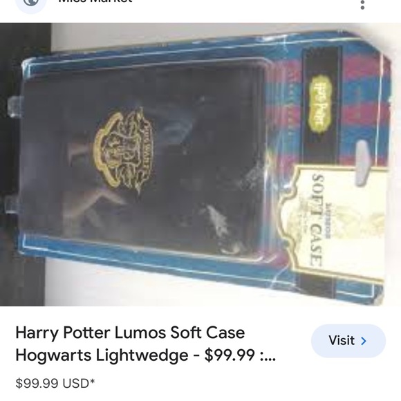 New Harry Potter Lumos soft case and book light - Picture 8 of 9